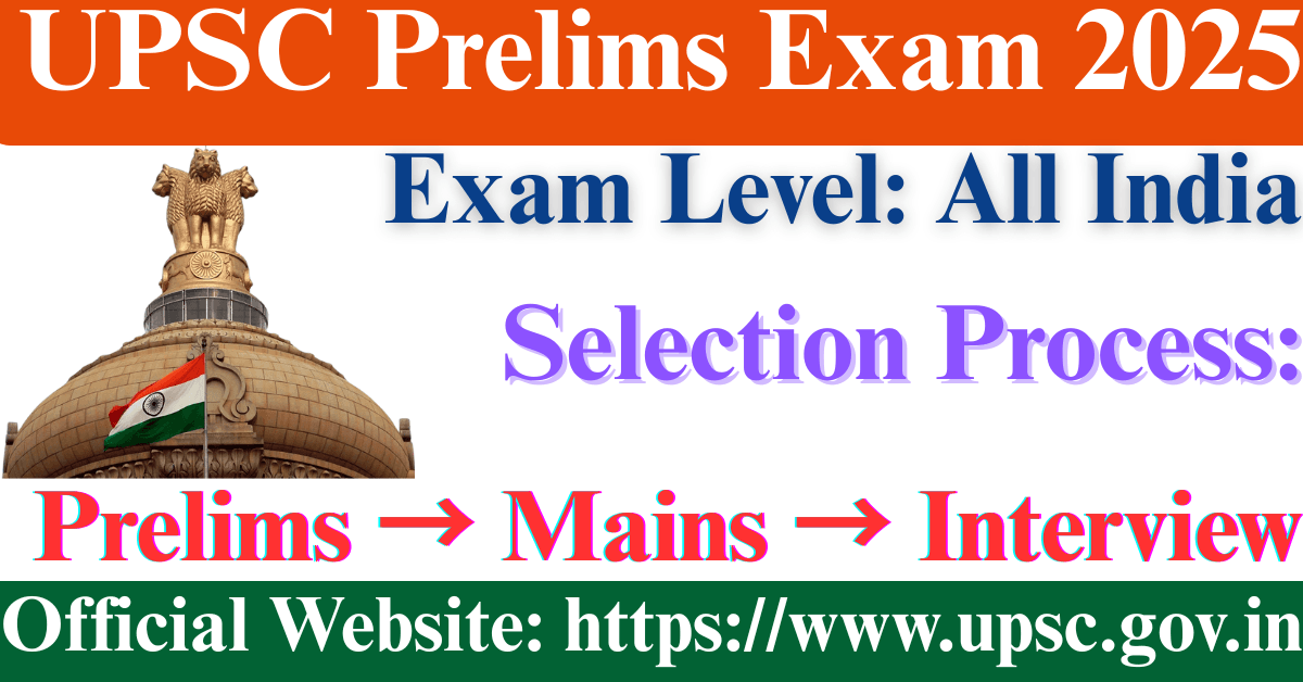 UPSC Prelims Exam 2025