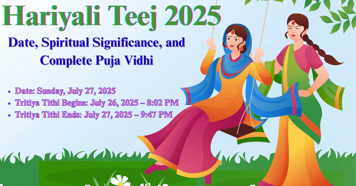 Hariyali Teej 2025