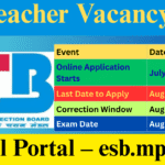 MP Teacher Vacancy 2025: Incredible Opportunity! Notification Out for 13,089 Posts – Check Eligibility, Fee & Exam Date MP Teacher Vacancy 2025
