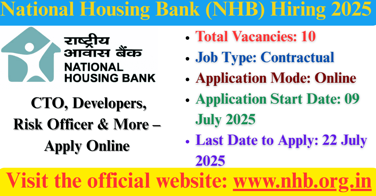 National Housing Bank (NHB) Hiring 2025