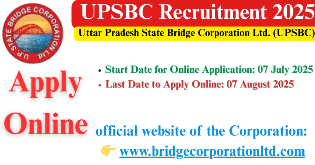 UPSBC Recruitment 2025