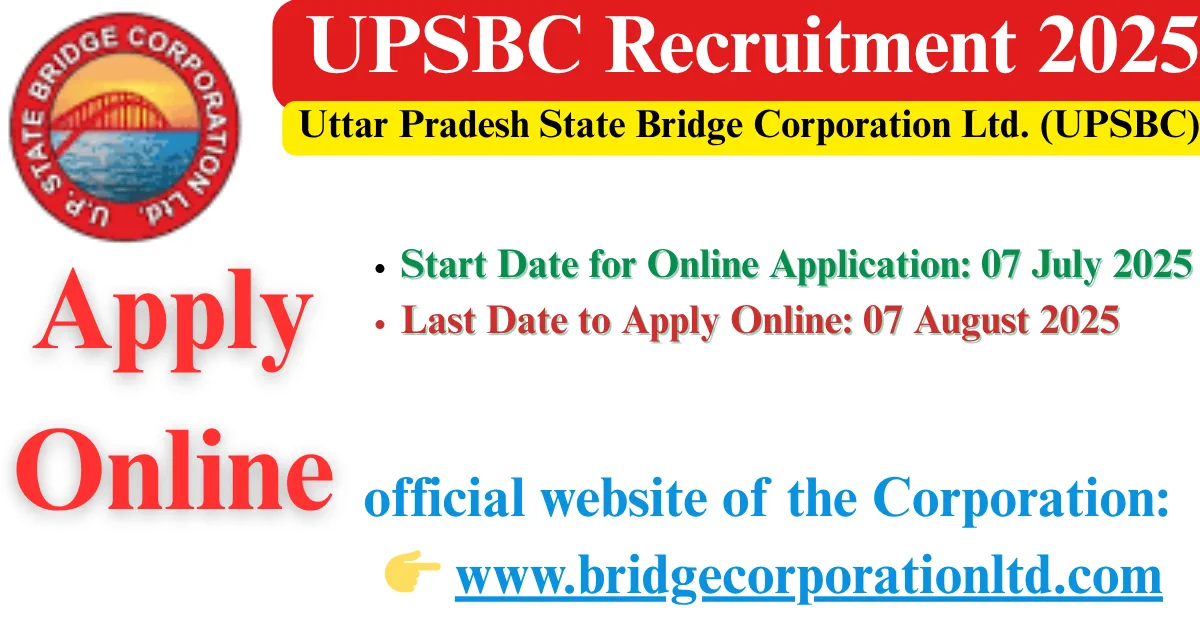 UPSBC Recruitment 2025