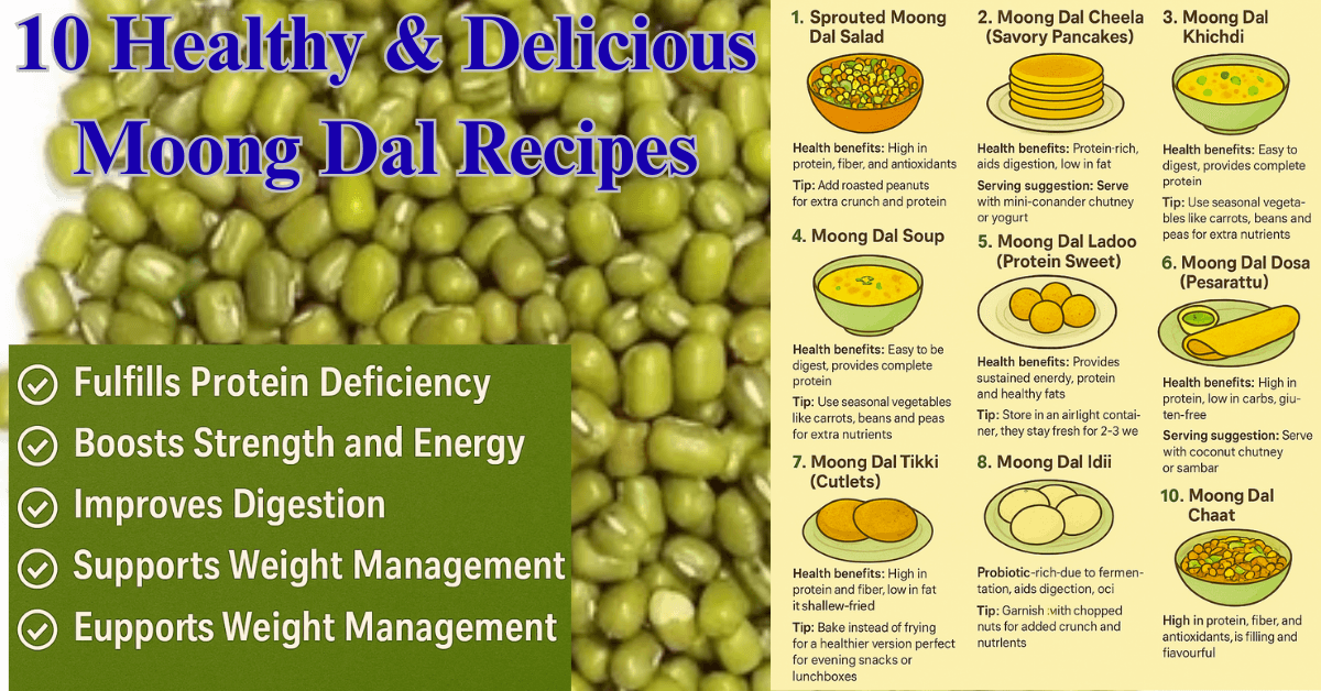 10 Healthy & Delicious Moong Dal Recipes