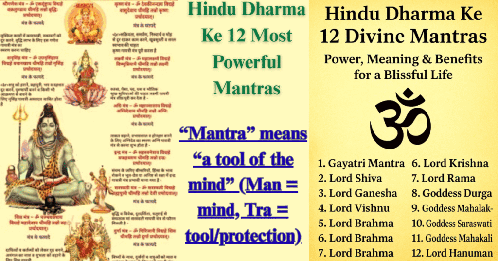 Hindu Dharma Ke 12 Most Powerful Mantras