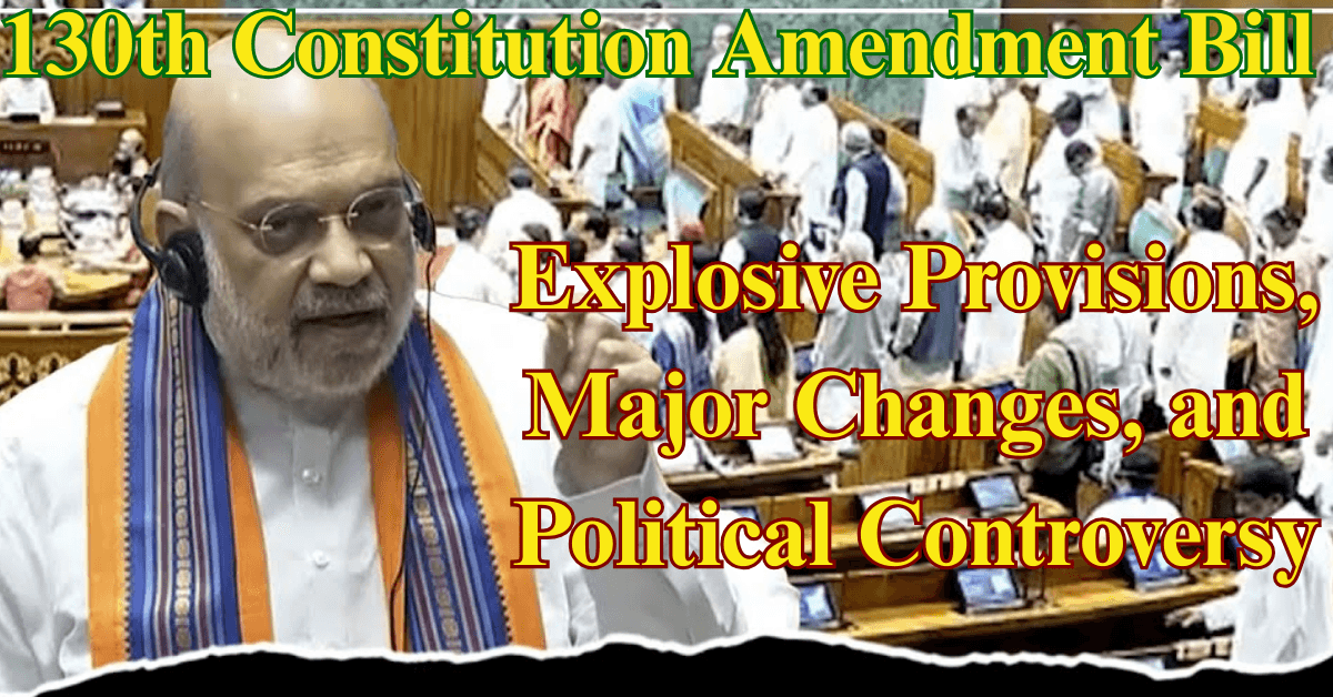 130th Constitution Amendment Bill