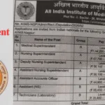 AIIMS Nagpur Recruitment 2025: Apply for 22 Prestigious Group A & B Vacancies with Exciting Career Opportunities on Deputation Basis AIIMS Nagpur Recruitment 2025