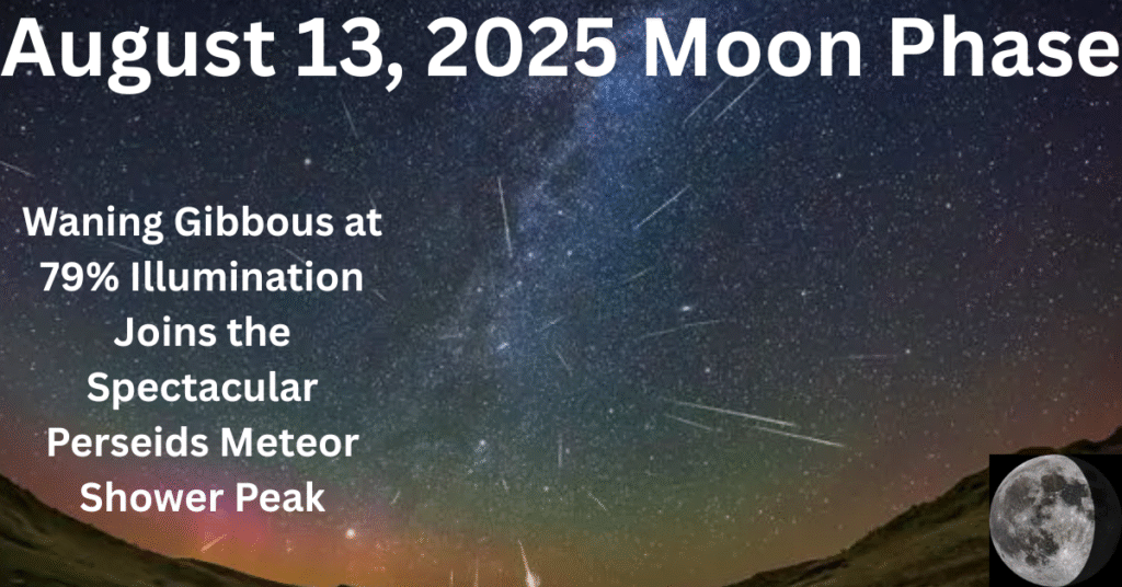 August 13, 2025 Moon Phase