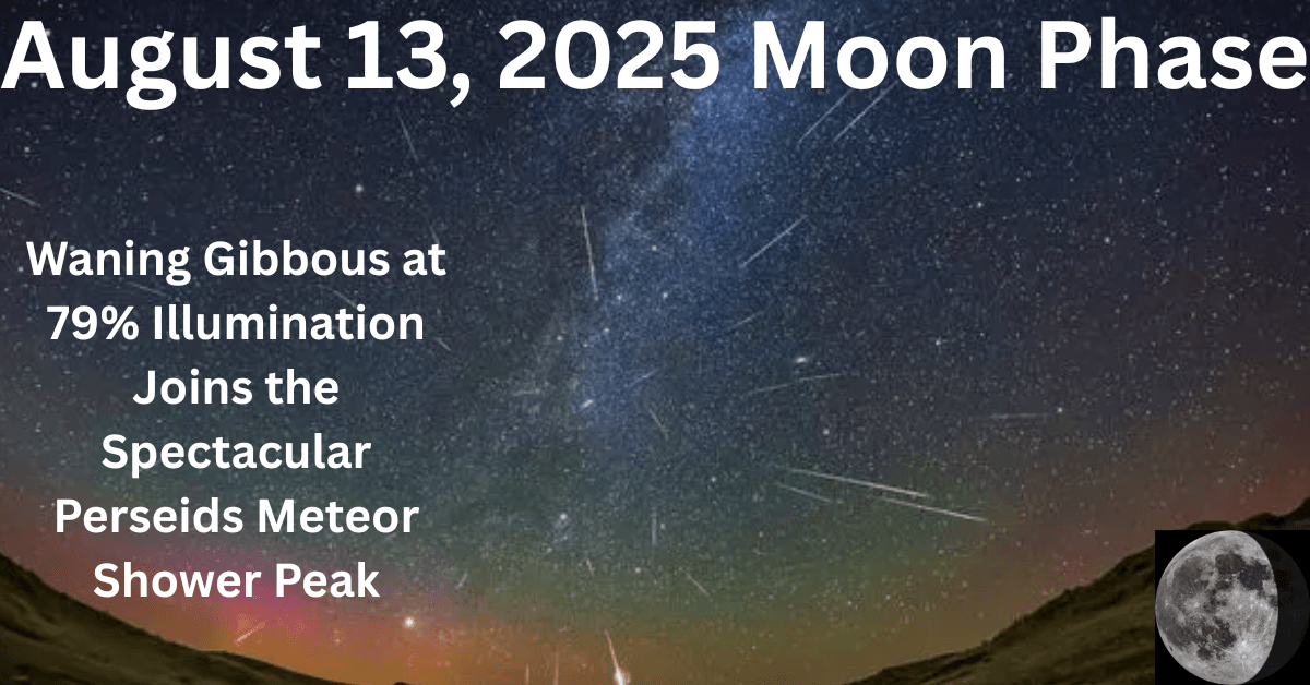 August 13, 2025 Moon Phase