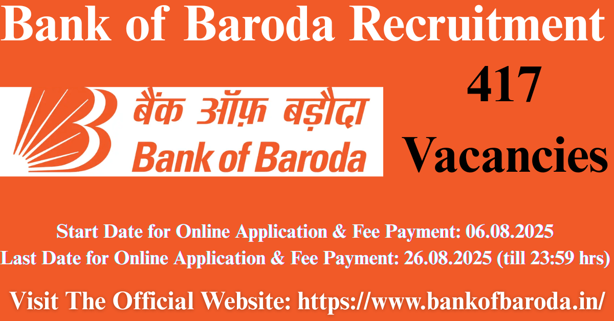 Bank of Baroda Recruitment