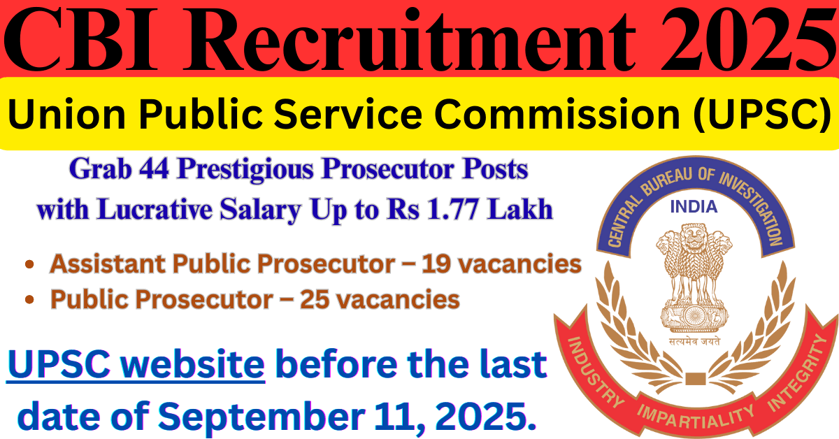 CBI Recruitment 2025