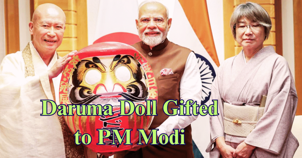 Daruma Doll Gifted to PM Modi