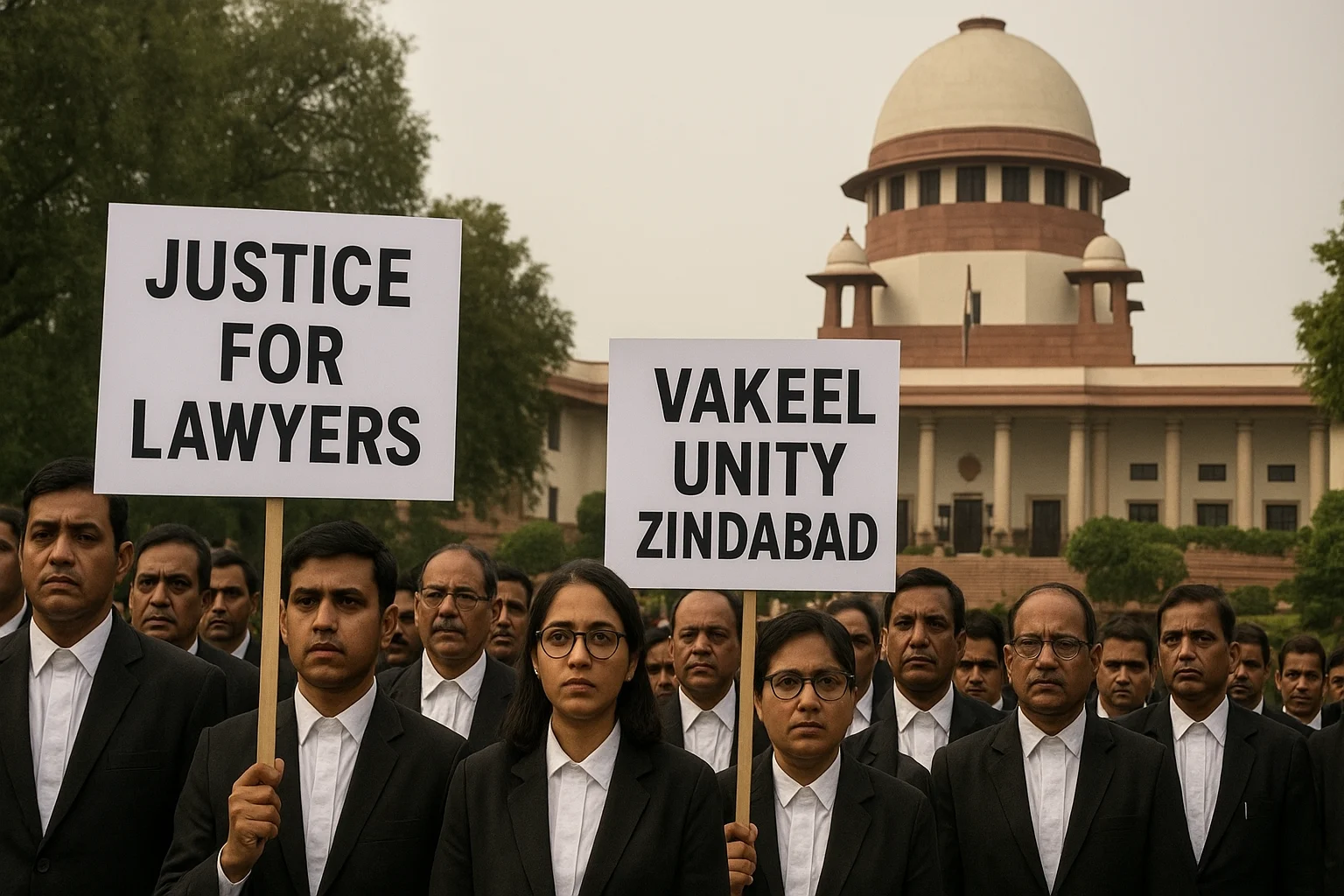 Lawyers' Protest Delhi