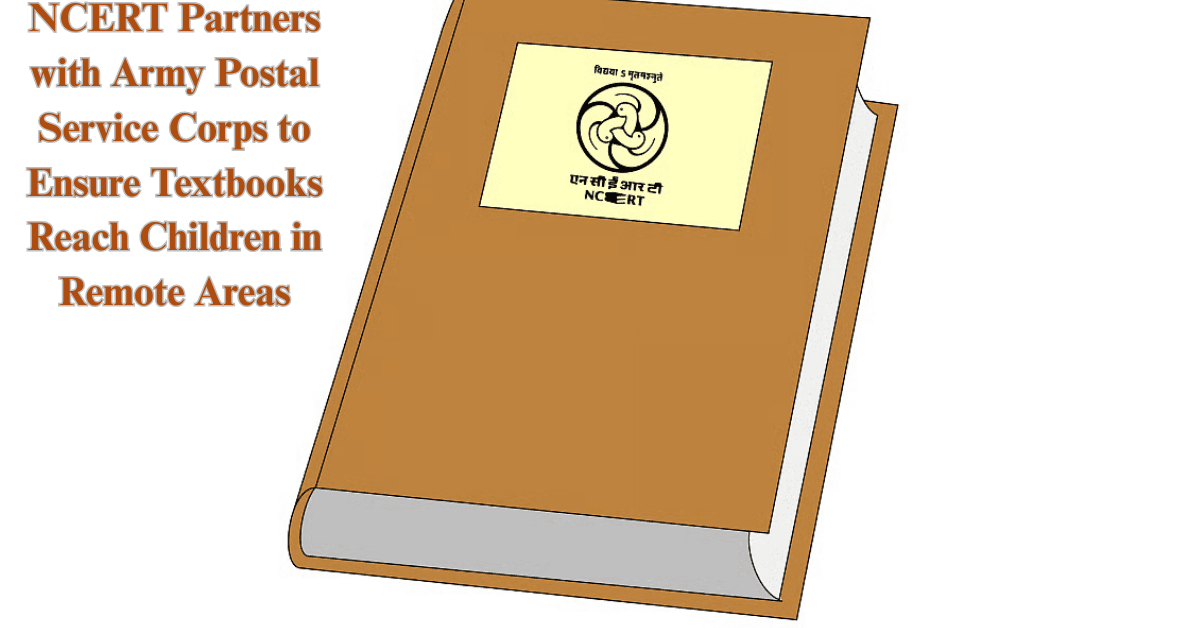 NCERT Partners with Army Postal Service