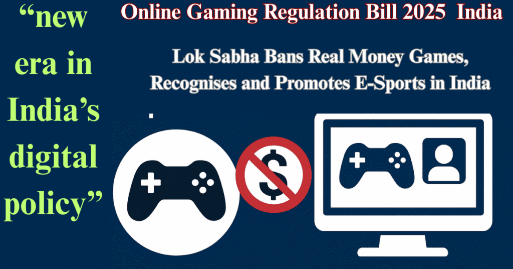 Online Gaming Regulation Bill 2025
