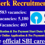 SBI Clerk Recruitment 2025