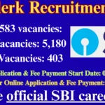 SBI Clerk Recruitment 2025: Apply Online for 5,583 Exciting Junior Associate Vacancies – Eligibility, Dates & Full Details SBI Clerk Recruitment 2025