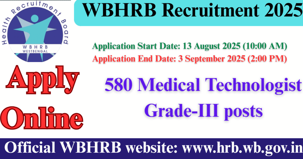 WBHRB Recruitment 2025