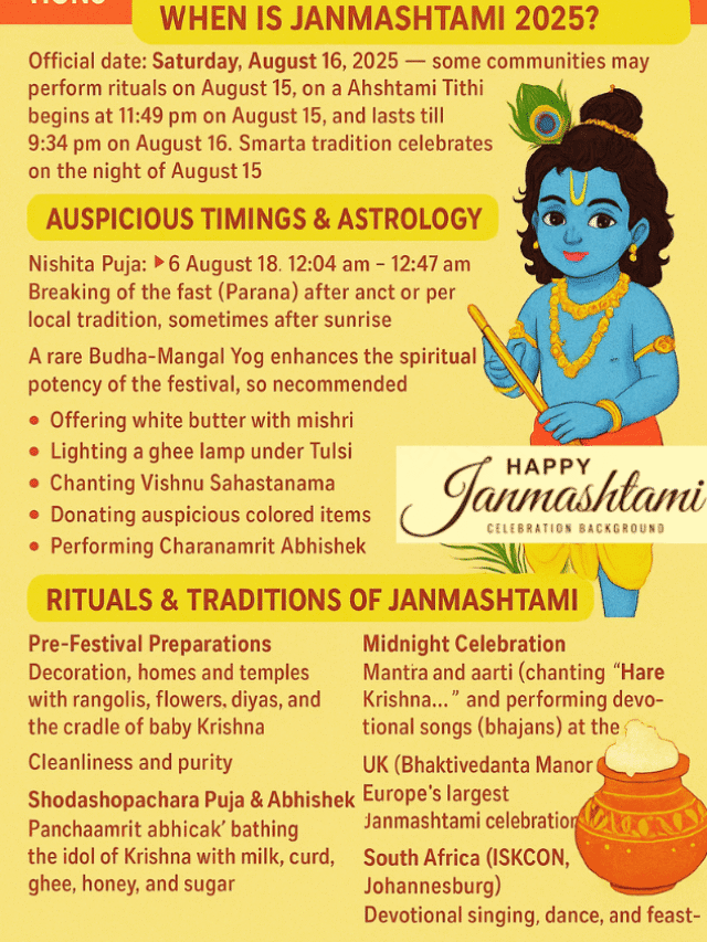 Janmashtami 2025 – The Divine Celebration