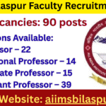 AIIMS Bilaspur Faculty Recruitment 2025: Great Opportunity for High-Paying Government Jobs AIIMS Bilaspur Faculty Recruitment 2025