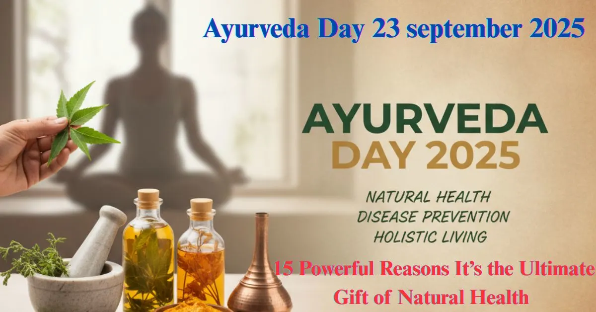 Ayurveda Day 23 september 2025