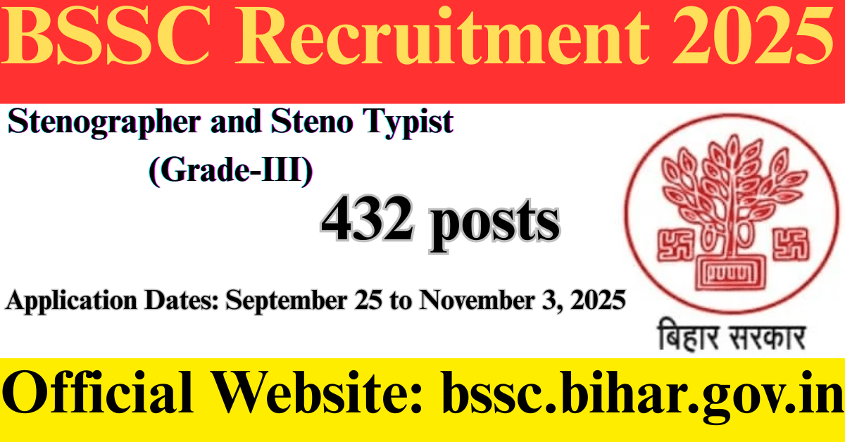 BSSC Recruitment 2025