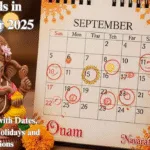 Festivals in September 2025: Complete List with Dates, Rituals, Bank Holidays and Celebrations Festivals in September 2025
