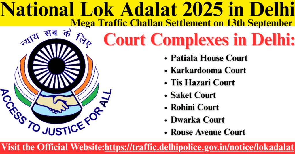 National Lok Adalat 2025 in Delhi