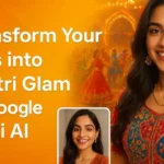 Navratri looks with Google Gemini Ai