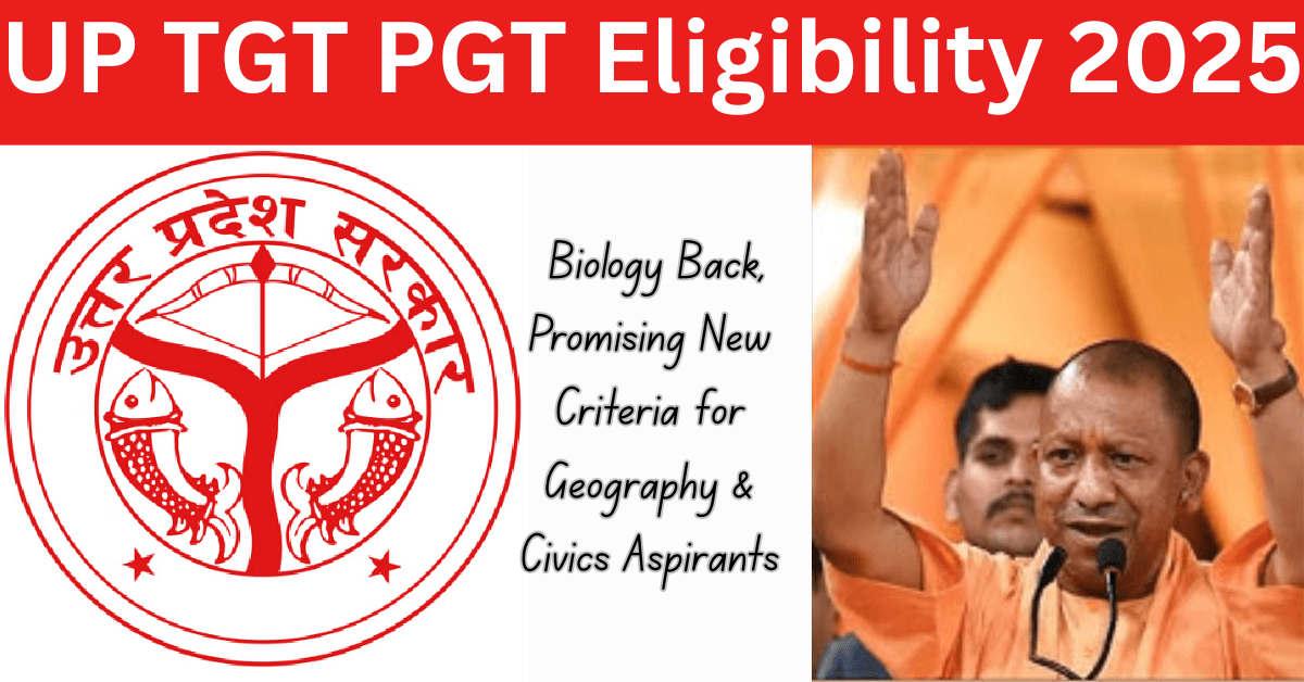 UP TGT PGT Eligibility 2025