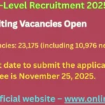 BSSC Inter-Level Recruitment 2025: 23,175 Exciting Vacancies Open BSSC Inter-Level Recruitment 2025
