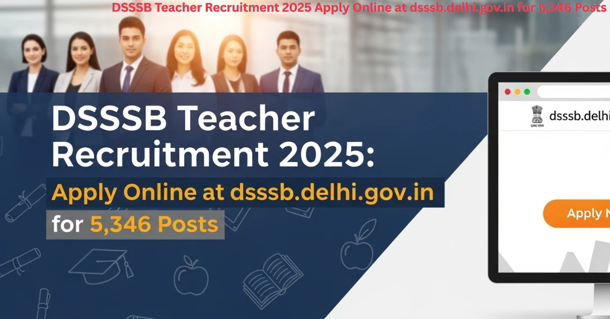 DSSSB Teacher Recruitment 2025