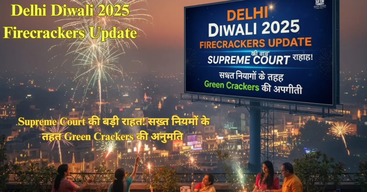 Delhi Diwali 2025 Firecrackers Update