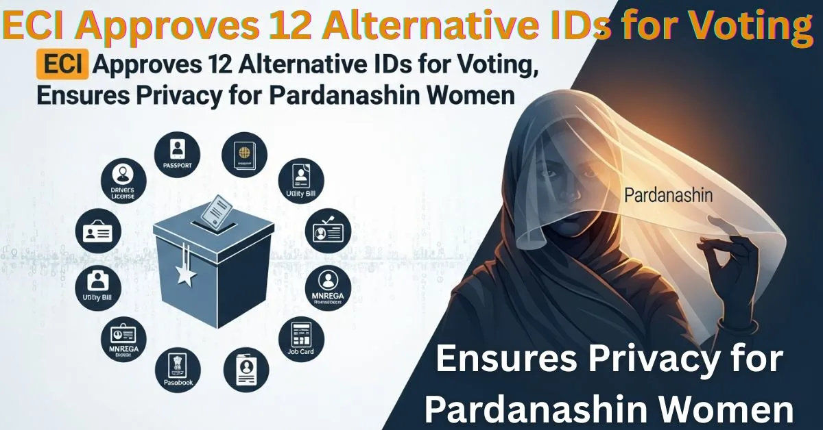 ECI Approves 12 Alternative IDs for Voting