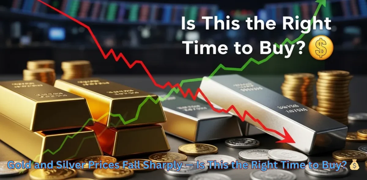 Gold and Silver Prices Fall Sharply