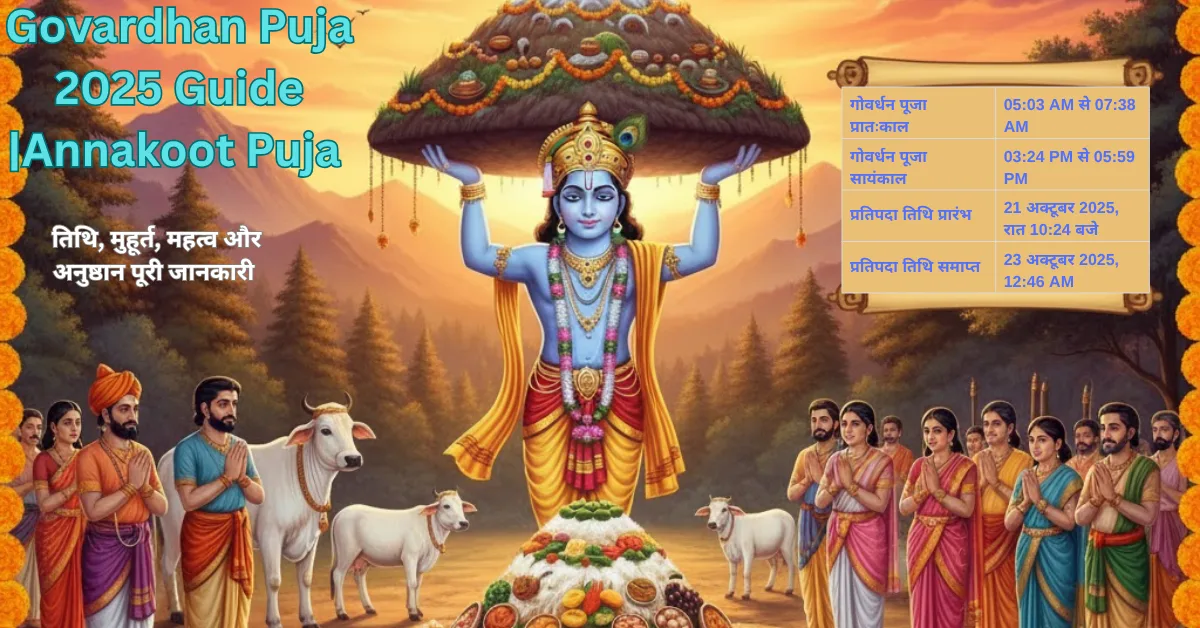 Govardhan Puja 2025 Guide |Annakoot Puja