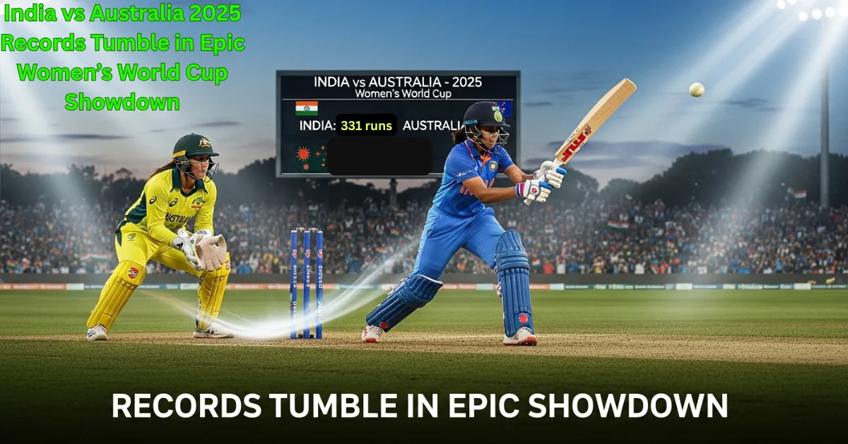 India vs Australia 2025