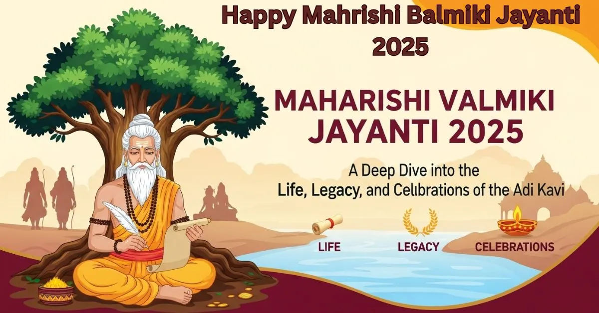 Mahrishi Balmiki Jayanti 2025