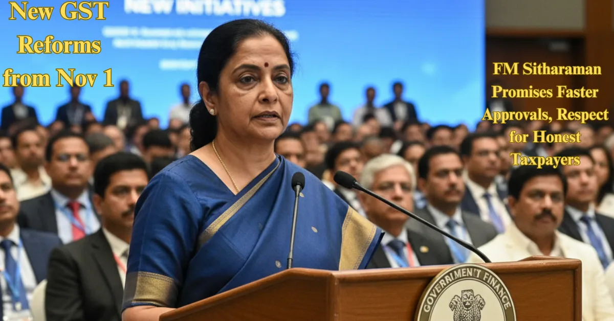 New GST Reforms from Nov 1