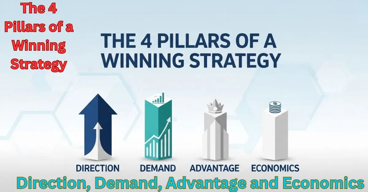 The 4 Pillars of a Winning Strategy: Direction, Demand, Advantage and Economics