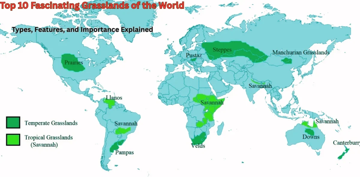 Top 10 Fascinating Grasslands of the World 