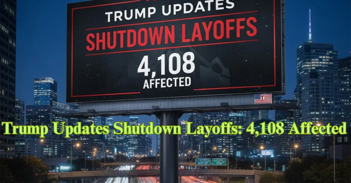 Trump Updates Shutdown Layoffs