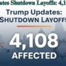 Trump Updates Shutdown Layoffs