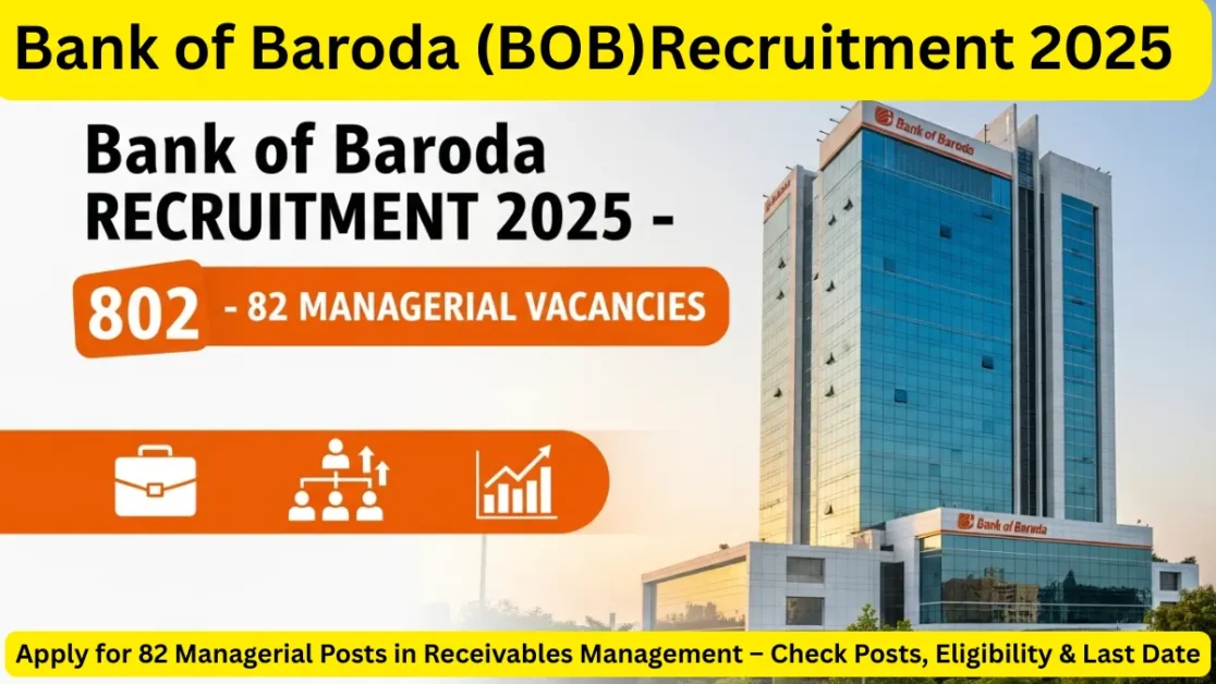 Bank of Baroda (BOB) Recruitment 2025
