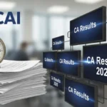 ICAI CA September 2025 Result Date and Time Announced: Check When and Where to See Your Scores ICAI CA September 2025 result date and time announcement visual with ICAI logo and clock.