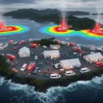 Japan Earthquake 2025 Tokara Islands Swarm: 900 Quakes in 2 Weeks Japan Earthquake 2025 Tokara Islands Swarm showing seismic activity and emergency response