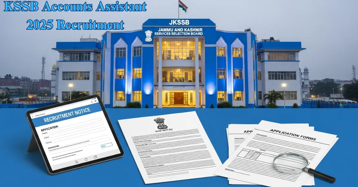 KSSB Accounts Assistant 2025 Recruitment