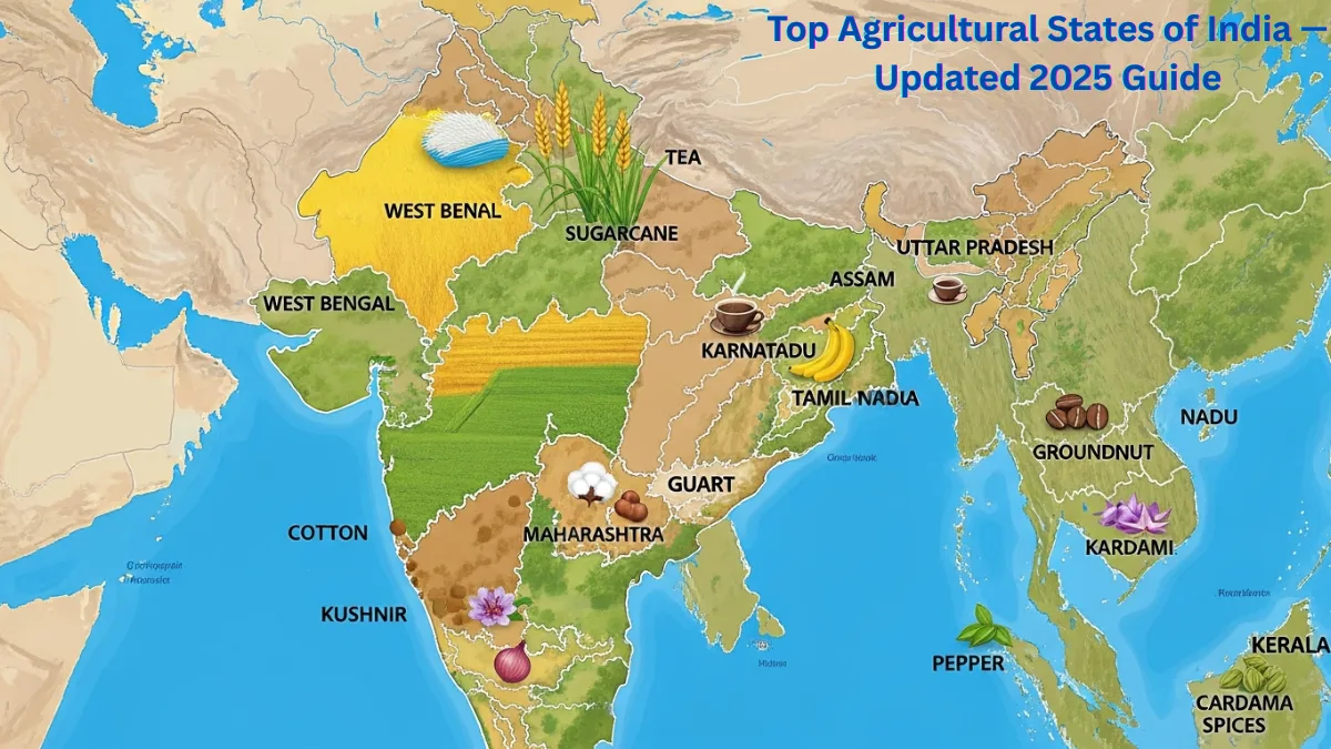 Top Agricultural States of India — Updated 2025 Guide