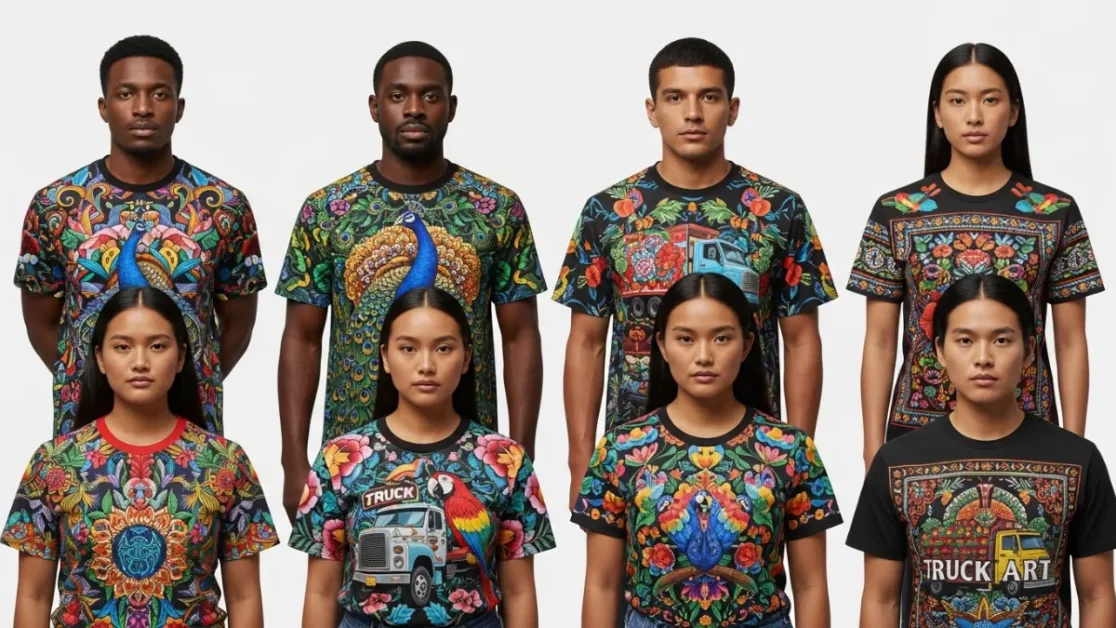 Truck Art T-Shirt Design Prompts 2025