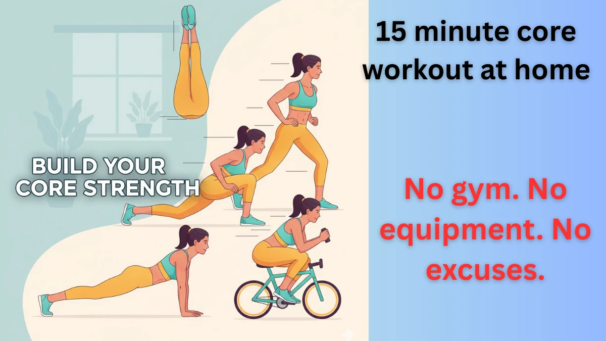15 minute core workout at home