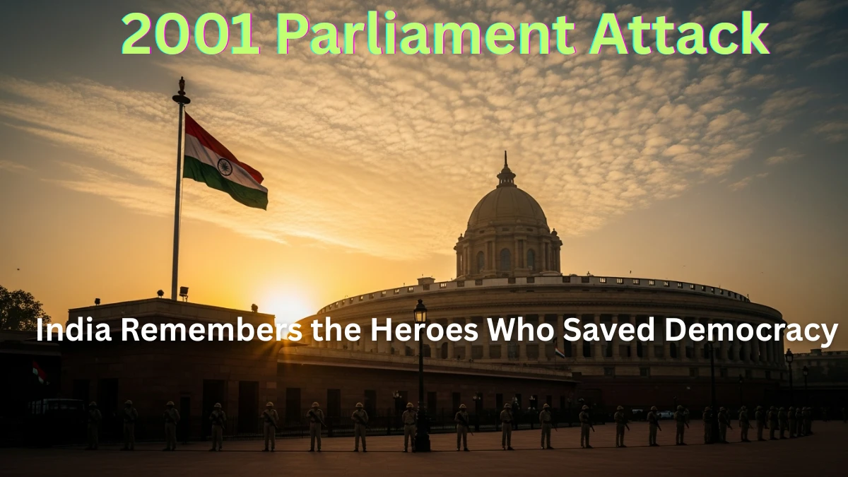 India remembers the martyrs of the 2001 Parliament attack who sacrificed their lives to protect democracy